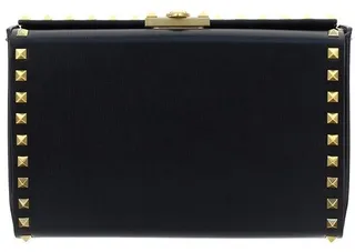 Valentino Garavani Rockstud Alcove Clutch Bag
