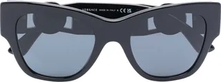 Black Medusa Head Cat-Eye Sunglasses