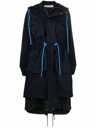 Patch Pocket Cotton-Blend Parka