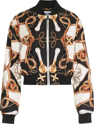 Printed Bomber Jacket