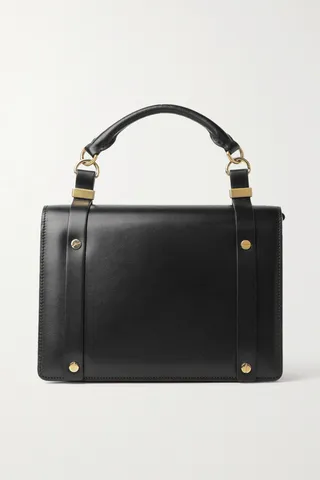 Chloé - + Net Sustain Medium Studded Leather Tote - Black
