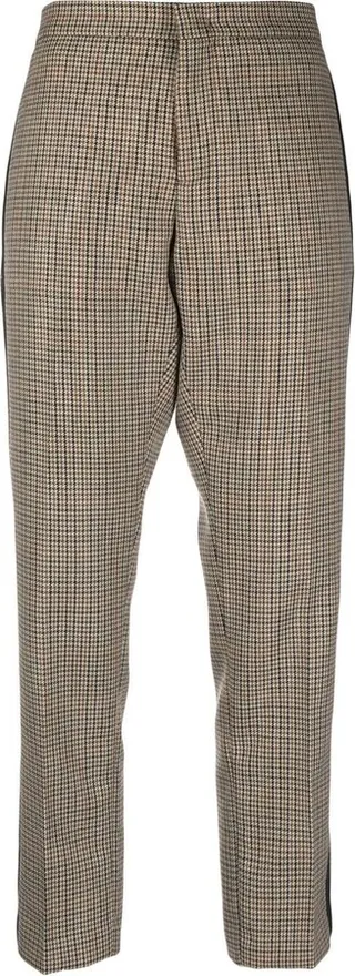 Houndstooth Cropped Trousers