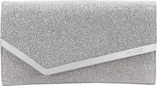 Emmie Glitter Leather Clutch
