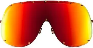 Rick Owens Shield Sunglasses in Orange