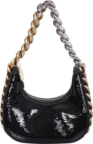 Stella McCartney Sequin Embellished Small Shoulder Bag