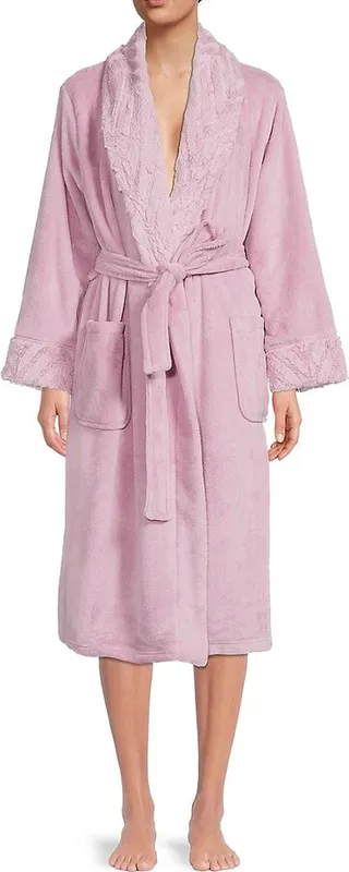 Belted Shawl Collar Robe