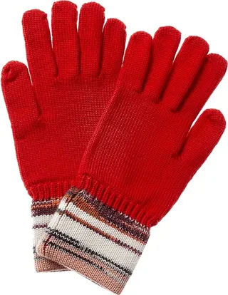 PRODUCT TEMPLATE DNU Missoni Wool-Blend Gloves