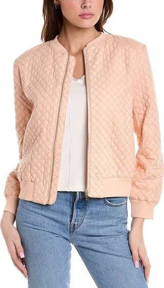 We Are Kindred Sofia Quilted Bomber Jacket