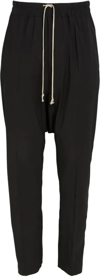 Rick Owens Wool Drawstring Sweatpants