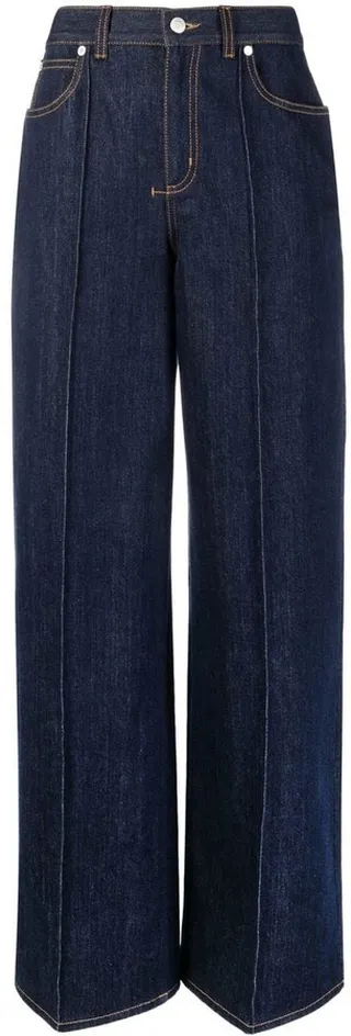 High-Rise Wide-Leg Jeans