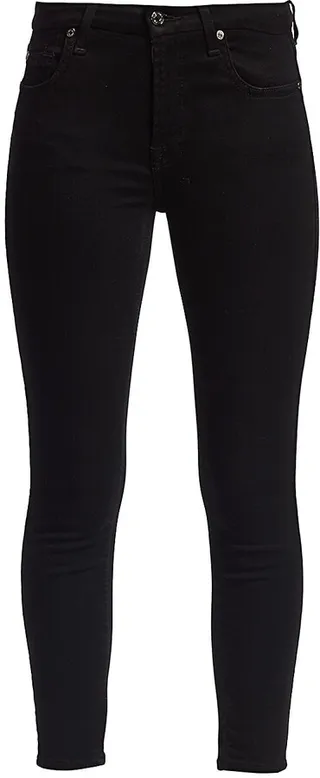 Mid-Rise Ankle Skinny Jeans