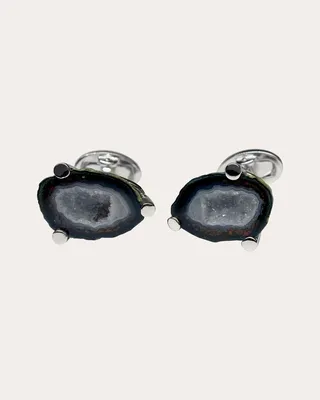Druzy Geode Cufflinks