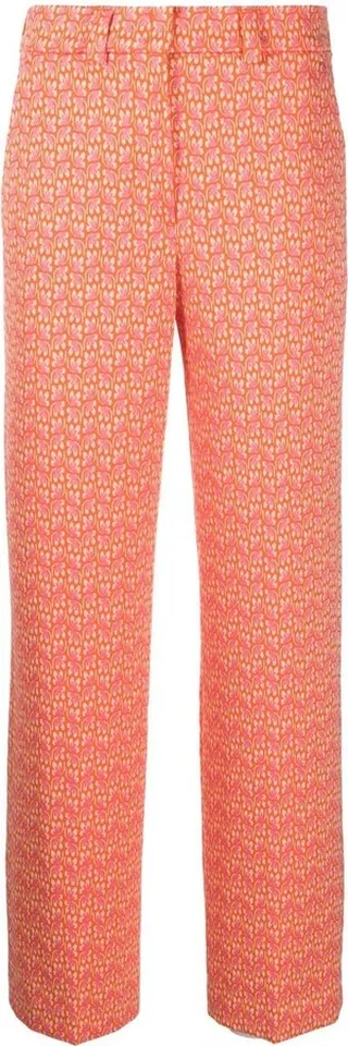 Jacquard Four-Pocket Straight Trousers