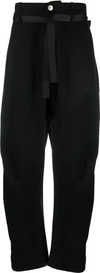 Stretch-Cotton Straight-Trousers