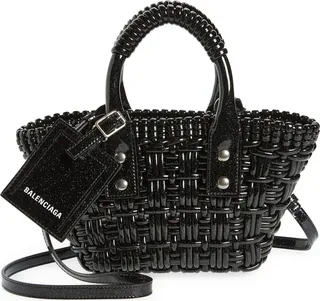 Extra Small Glitter Bistro Basket Tote