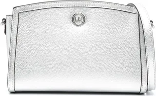Leather Logo-Plaque Bag