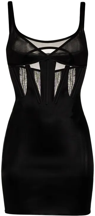 Corset-Style Sleeveless Minidress