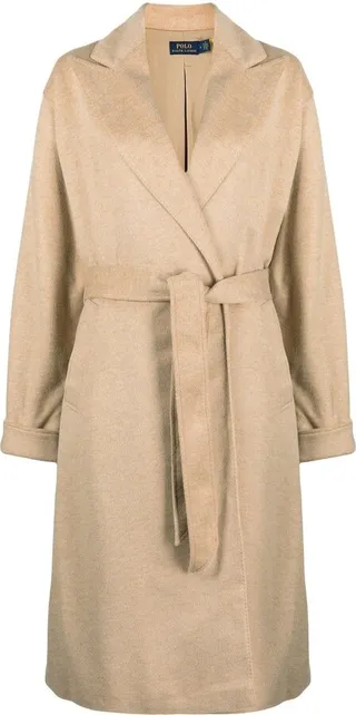 NRA belted trench coat