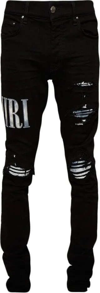 Tie-Dye Core logo-embroidered jeans