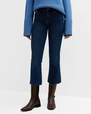 Le Crop Flare High-Rise Jeans