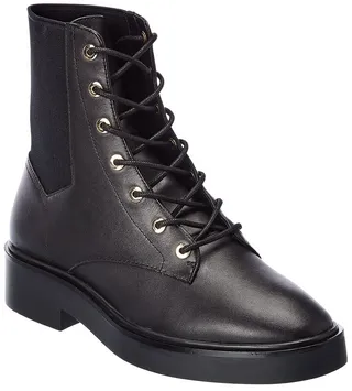 Stuart Weitzman Henley Chill Leather Combat Boot