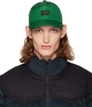 rag & bone Green Addison Baseball Cap