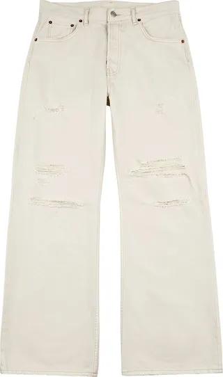 Acne Studios 2021 Distressed Wide-leg Jeans