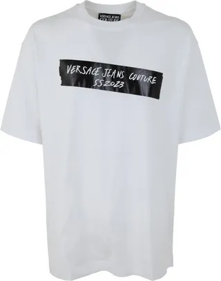 Versace Jeans Couture Logo-Printed Crewneck T-Shirt