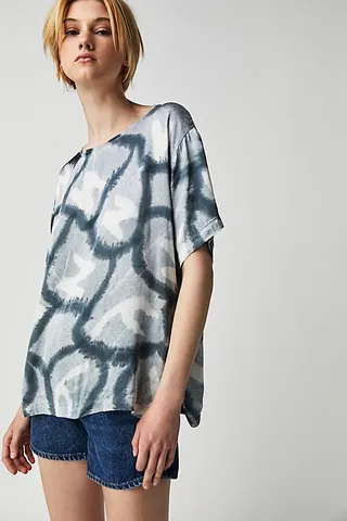 Reflection Hand Printed Tee by OneTeaspoon at Free People