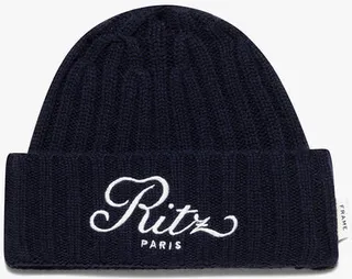 Ritz Cashmere Beanie Navy