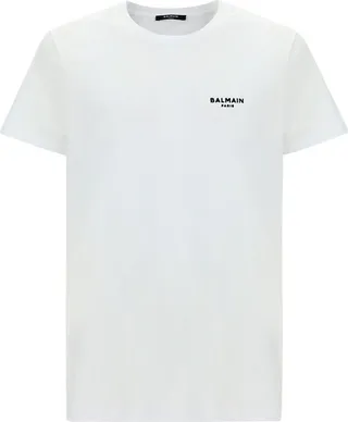 Balmain Logo Printed Crewneck T-Shirt