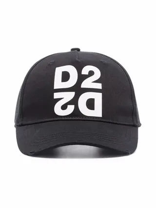 Logo-Print Cotton Cap