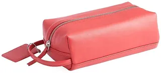 Compact Leather Toiletry Bag
