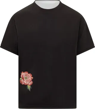 Kenzo Graphic Printed Crewneck Reversible T-Shirt