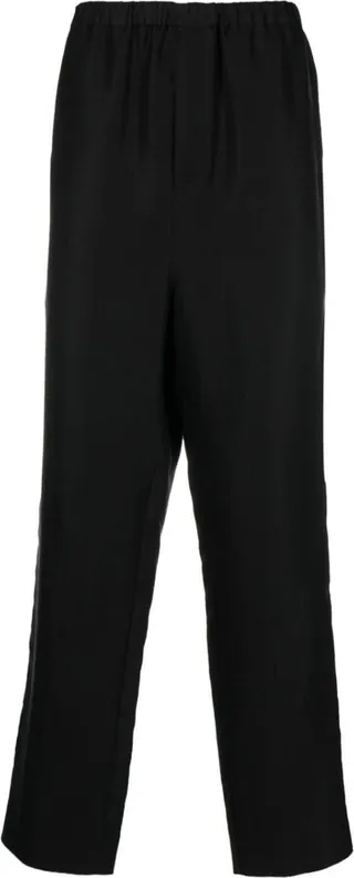 High-Waisted Tapered Trousers