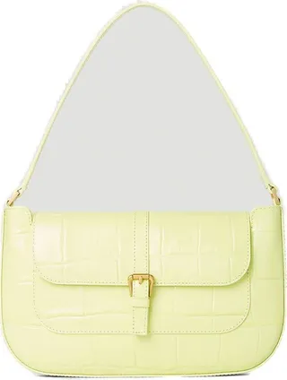 By Far Miranda Embossed Shoulder Bag