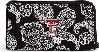 Collegiate RFID Front Zip Wristlet