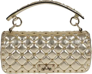 Valentino Garavani Rockstud Spike Fold-Over Shoulder Bag