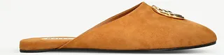 Mens Tan San Fernando Suede Slippers