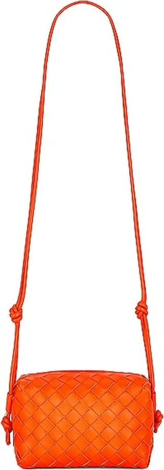 Bottega Veneta Mini Loop Bag in Orange
