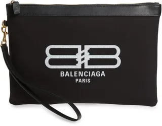 Jumbo Flat Canvas Pouch
