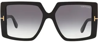 Oversize-Frame Gradient-Lens Sunglasses