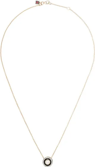 18kt rose gold diamond Mina necklace