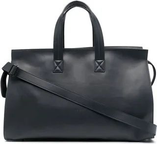Leather Zip-Up Holdall