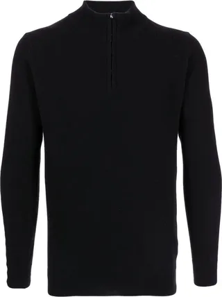 Half-Zip Long-Sleeve Jumper