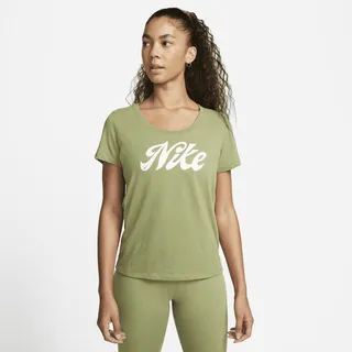 Nike Women's Dri-FIT Tee in Green