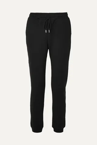 Ninety Percent - Organic Cotton-jersey Track Pants - Black
