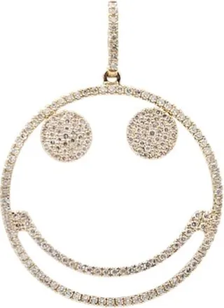 Smiley Face Diamond Pendant