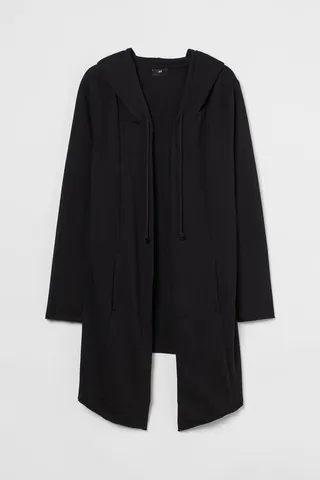 Long Hooded Cardigan