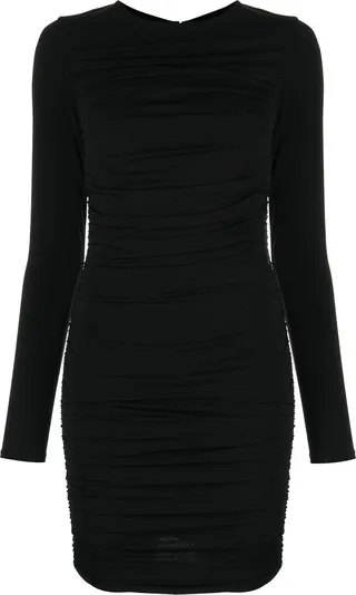 Katherina ruched long-sleeve dress